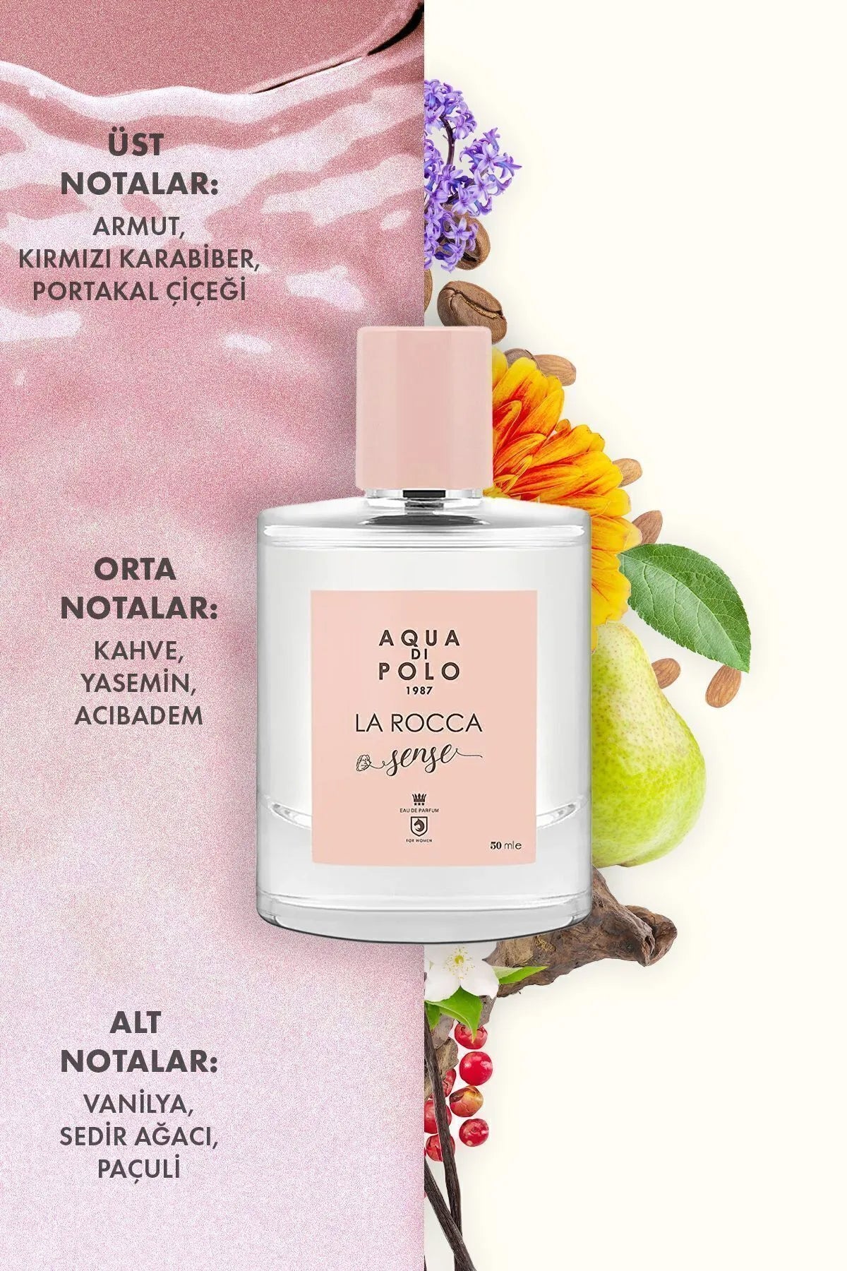 La Rocca Sense Edp 50 Ml Kadın Parfüm Apcn000702