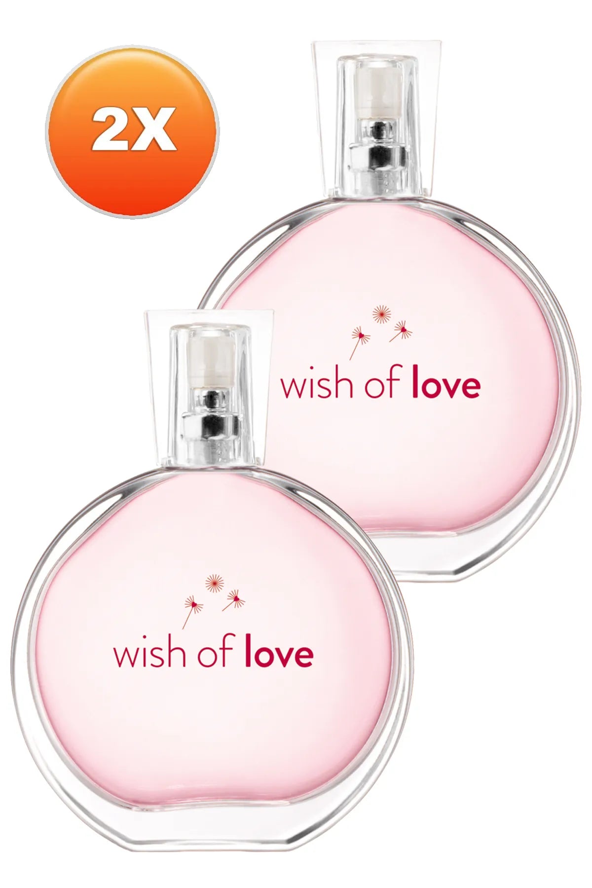 Wish Of Love Kadın Parfüm Edt 50 Ml. İkili Set